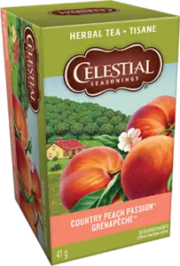 celestial seasonings herbal tea country peach