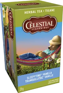 celestial seasonings herbal tea sleepy vanilla