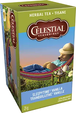celestial seasonings herbal tea sleepy vanilla