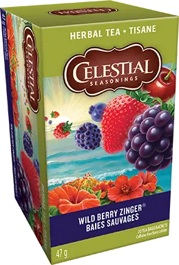 celestial seasonings herbal tea wild berry